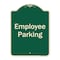 Signmission Designer Series-Employee Parking Sign, Green Heavy-Gauge Aluminum, 24" x 18", G-1824-9850 A-DES-G-1824-9850 - alternate 1